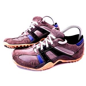 Skechers Gray Suede Men's 7‎ Mesh Lace Up Comfort Casual Shoes